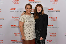 Linda Ronstadt (R) accepts Best Documentary for 'Linda Ronstadt: The Sound of My Voice' from Maria Muldaur onstage during AARP The Magazine's 19th Annual Movies For Grownups Awards at Beverly Wilshire, A Four Seasons Hotel on January 11, 2020 in Beverly Hills, California. 
