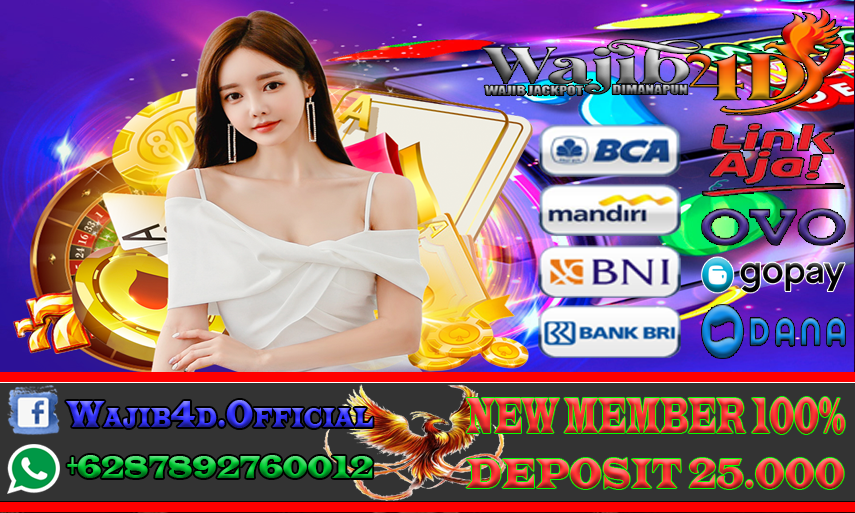 WAJIB4D PELUANG TERBAIK UNTUK MENANG PERJUDIAN TARUHAN SLOT JUDI ONLINE