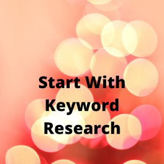 STAR WITH KEYWORD RESEARCH