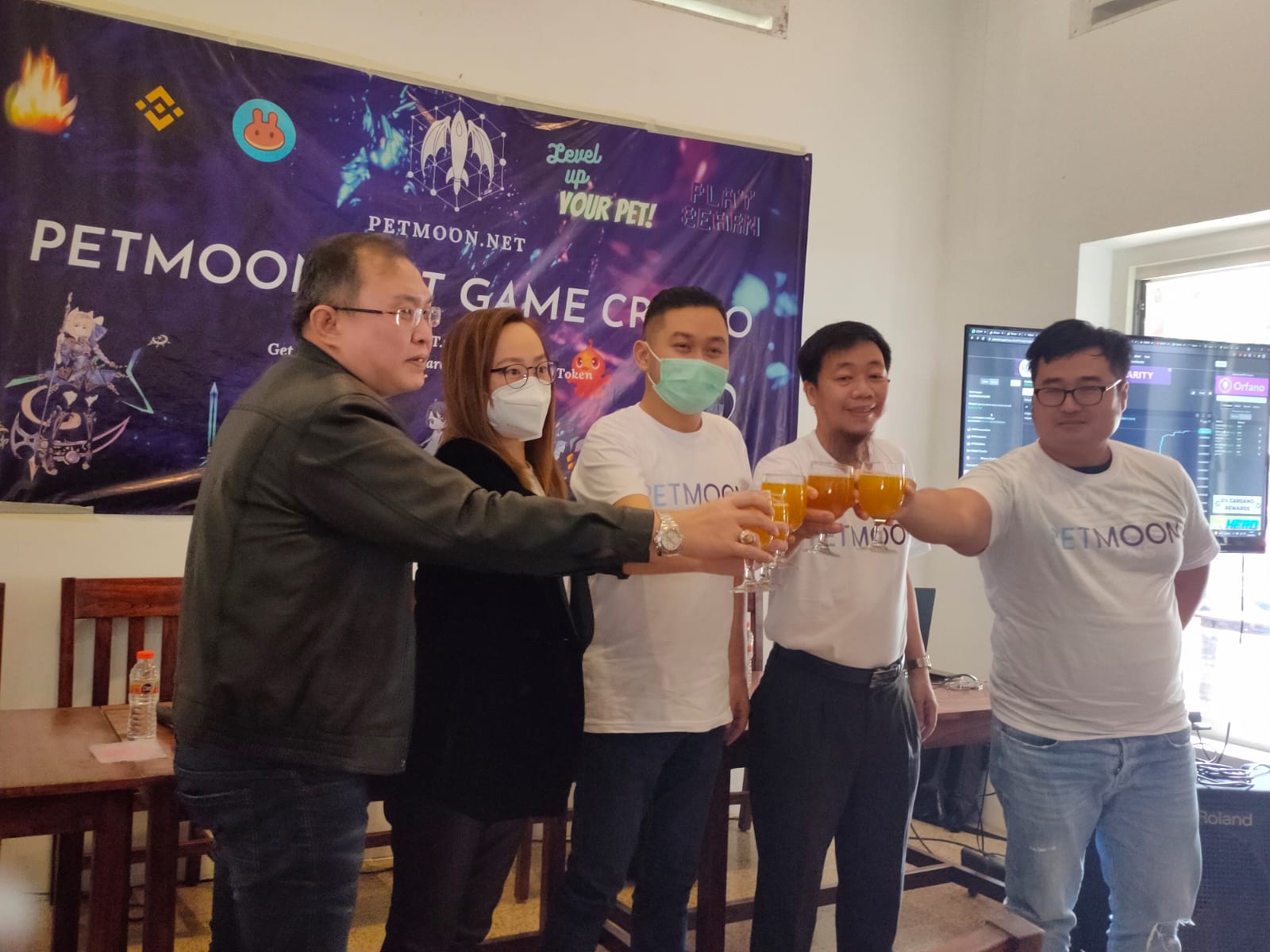  Karya  Anak  Bangsa  Petmoon Token di Launching Langsung 