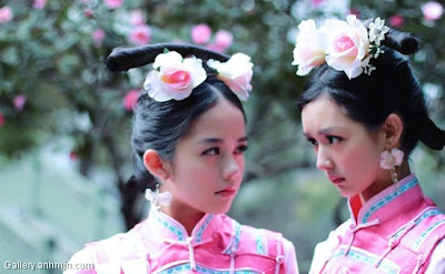  แฝดหมวย สวยน่ารัก สาวๆ ชุดจีน