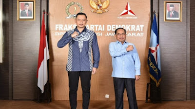 H. M. Achdar Sudrajat,Sambutan Hangat Jokowi Sebut AHY Capres-cawapres 2024