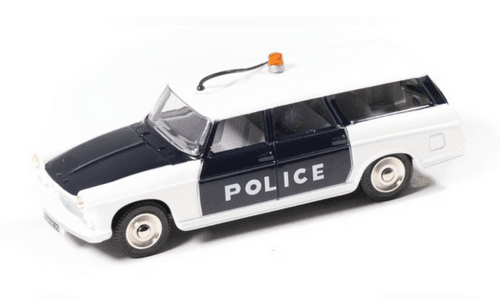 collection dinky toys ii 1:43 atlas editions, peugeot 404 police 1:43