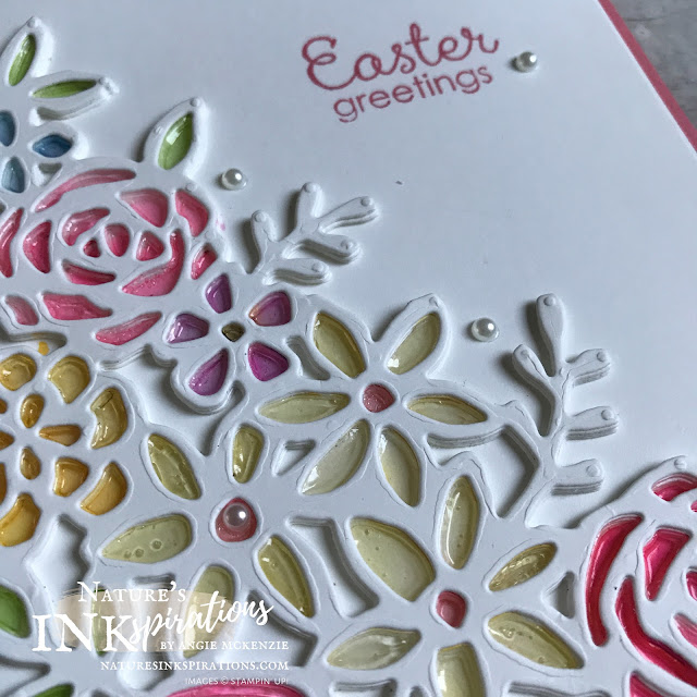 By Angie McKenzie for Kre8tors Blog Hop; Click READ or VISIT to go to my blog for details! Featuring the Springtime Impressions Dies with the Abstract Impressions, Fable Friends and Easter Promise stamp sets by Stampin' Up!;  #springtimeimpressionsdies #abstractimpressionsstampset #fablefriendsstampset #easterpromisestampset #naturesinkspirations #watercoloring  #makingotherssmileonecreationatatime #cardtechniques #stampinup #handmadecards #eastercards #spring #kre8torsbloghop #stainedglasstechnique