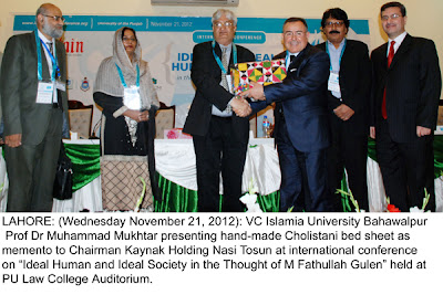 Gulen conference in Pakistan, Naci Tosun