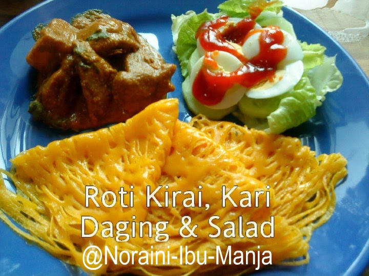 Sajian Bersama Ibu Manja: Roti Kirai Dan Kari Daging