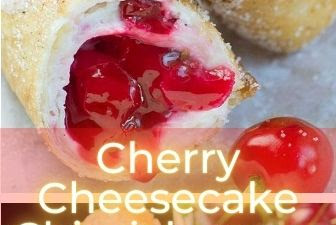 Cherry Cheesecake Chimichangas