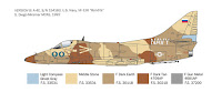 Italeri 1/48 A-4 E/F/G Skyhawk (2826) Colour Guide & Paint Conversion Chart