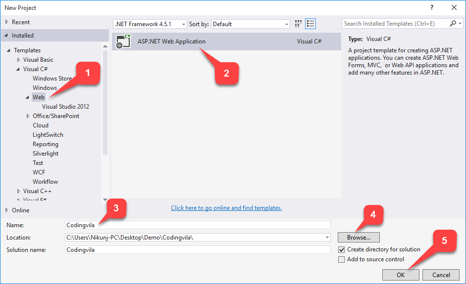 MVC Web Application