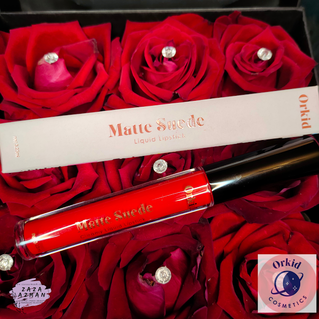 orkid cosmetics - matte-suede lipstick , handsanitiser review
