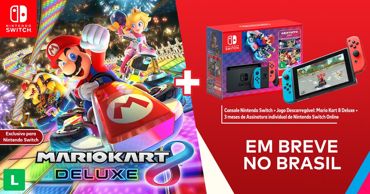 Nintendo - novos modelos temáticos do Nintendo Switch a caminho do Brasil!  - Sharkiando