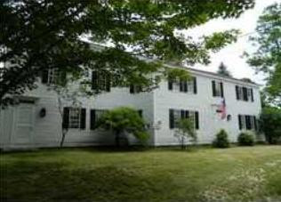 The Old Straw House in Newfield, Maine which is reportedly haunted by the ghost of Hanna Straw