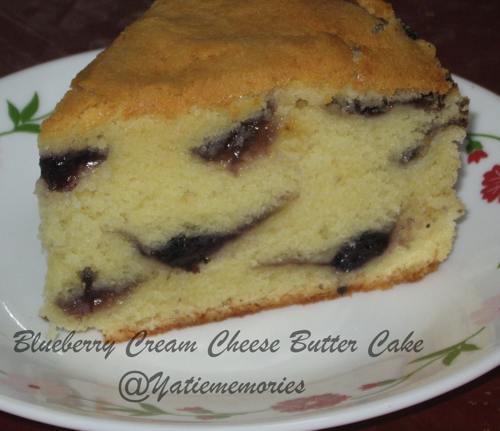 Sinar Kehidupanku Blueberry Cream Cheese Butter Cake