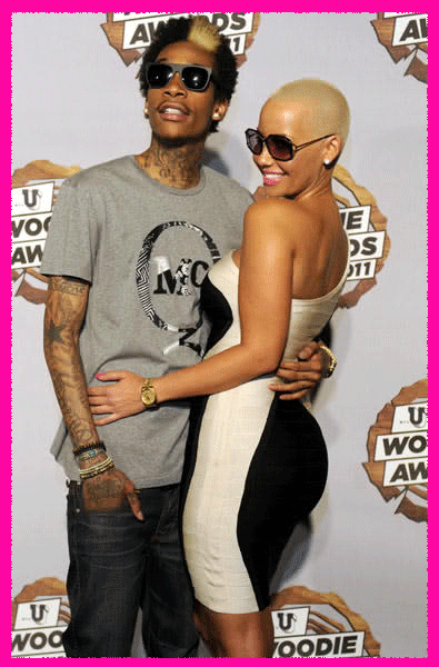 wiz khalifa and amber rose 2011. amber rose and wiz khalifa