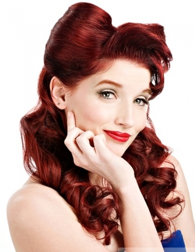 Pin up hairstyles for long hair
