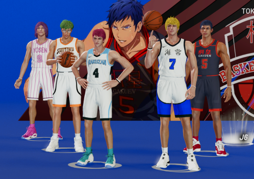 Kuroko no Basket Cyberfaces Pack by Acheritt | NBA 2K22