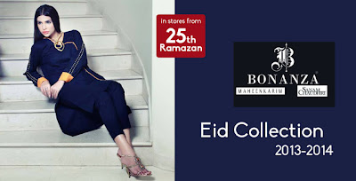 Bonanza Eid Collection 2013 By Maheen Karim and Sanam Chaudhri