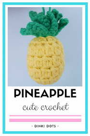 Click to see a very cute and easy crochet pineapple - what a tropical fruity touch!