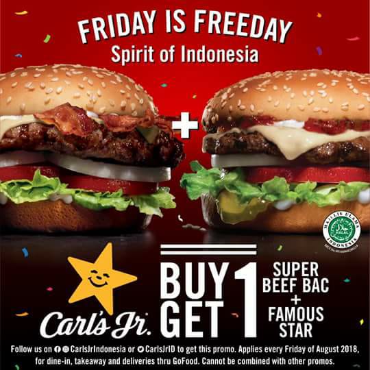 Carl's Jr. Friday Is Freeday