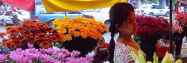 Yangon Flower Market