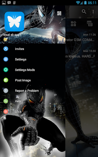 BBM Whatsapp Spiderman V3.0.1.25 Apk Terbaru 