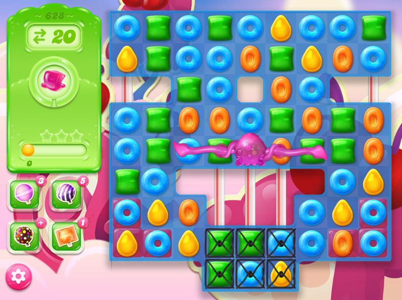 Candy Crush Jelly Saga level 628