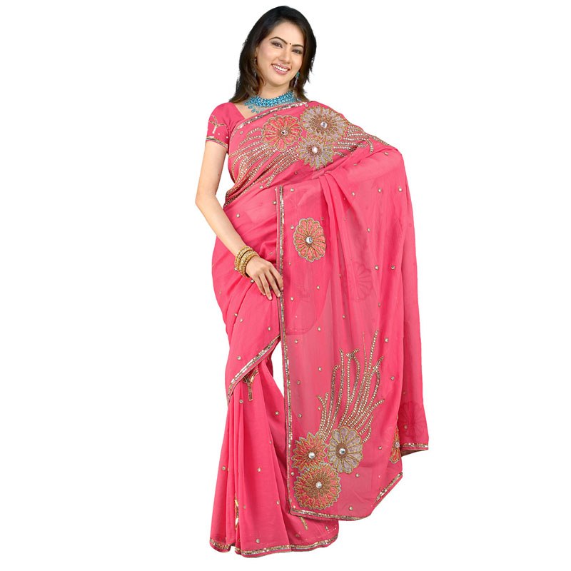 Busana Khas India  Model Baju  Sari India 