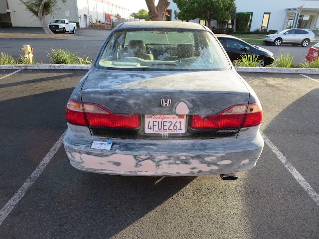 Honda Accord with customer's body repairs BEFORE paint job at Almost Everything Auto Body