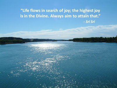 Quotes by Sri Sri on joy