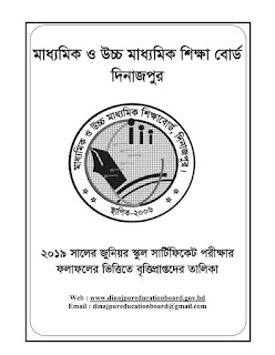 JSC scholarship result-2019( Dinajpur board)