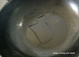 Oil is added to the wok