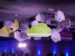 There was a cloud theme to the event