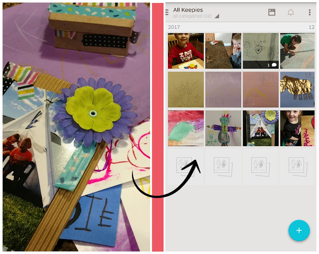 Learn more about the best app for organizing and managing your kids artwork and schoolwork