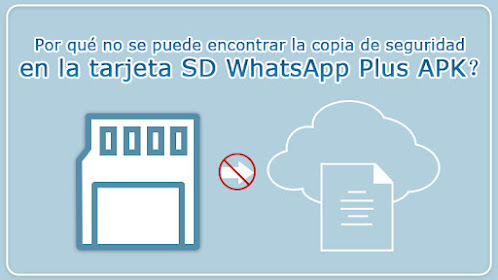 ¿Cómo encontrar WhatsApp Plus APK copia de seguridad en la tarjeta SD?