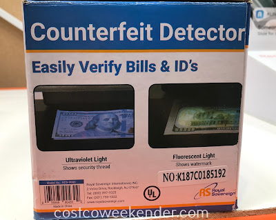 Royal Sovereign Counterfeit Detector: great for large and small businesses alike