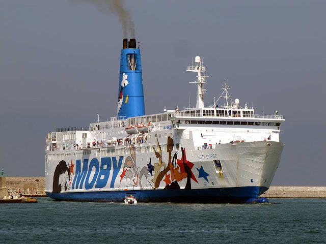 Moby Corse ferry, IMO 7615414, Livorno