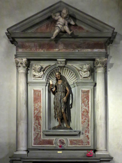 Painted wood Mary Magdalene by Desiderio da Settignano