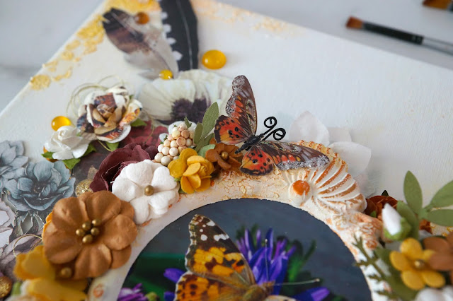 3 Tips for adding Photos to Mixed Media Canvas Projects: Wild as the Wind Mixed Media Canvas Tutorial with ReneaBouquet Butterflies