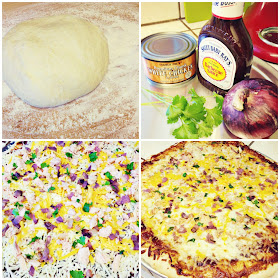 Cheap Eats :: Barbecue Chicken Pizza and Pizza Dough Recipe