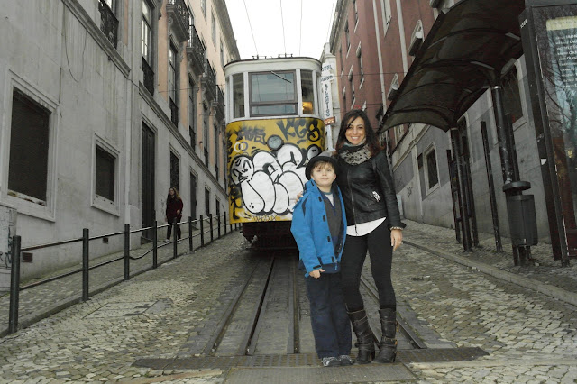 Elevador da Gloria, a funicular that links downtown to the Bairro Alto