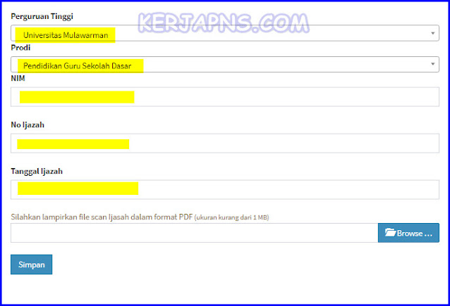 cara verval ijazah di info gtk untuk calon pppk