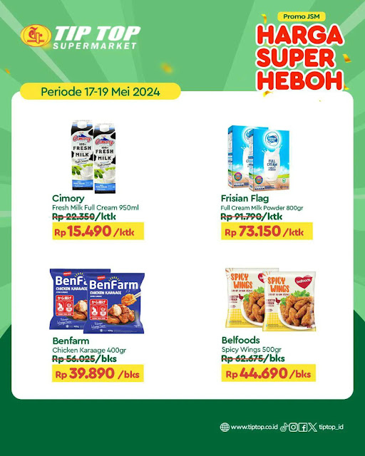 Promo JSM TIP TOP Supermarket 17 - 19 Mei 2024