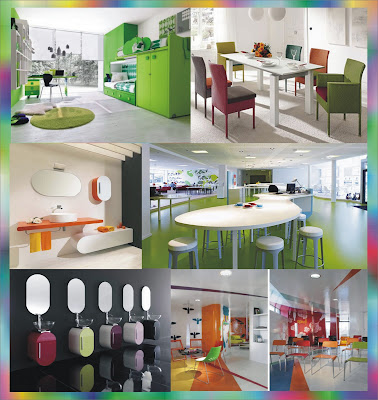 Full-color interior office, Office room, Interior Design, interior Design Ideas,  Tips