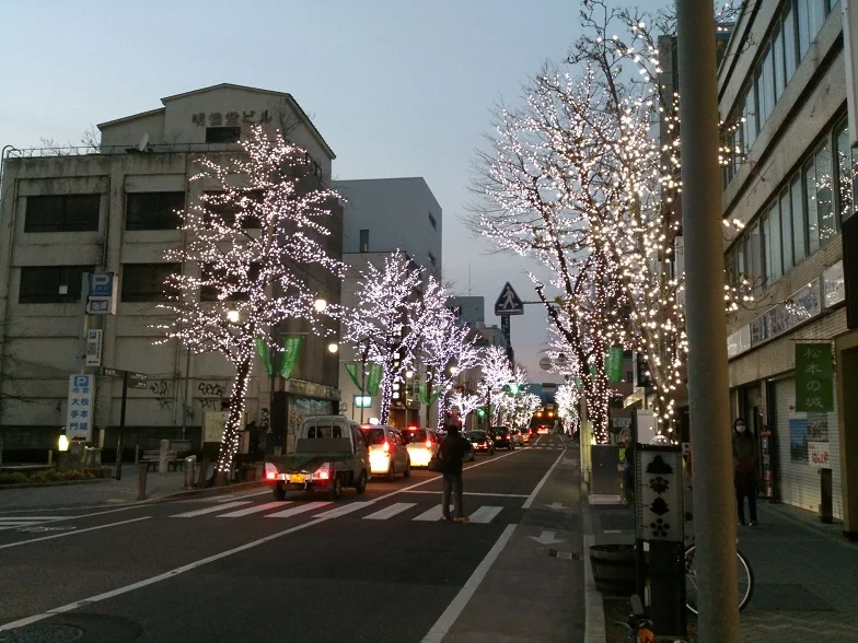 大名町のイルミネーション