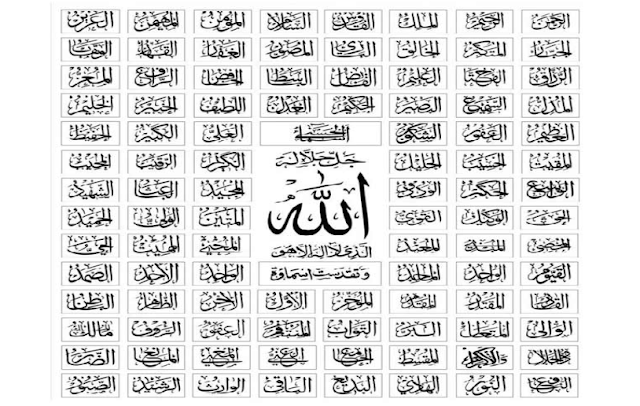How many names does Allah have?