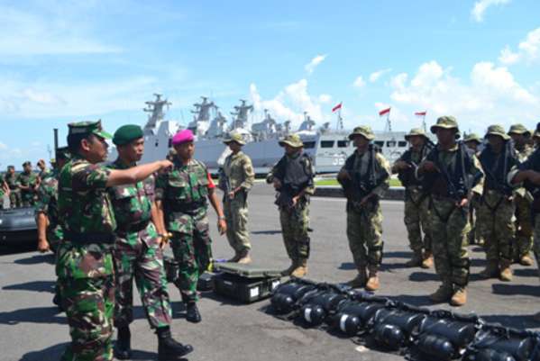 TNI AL Gelar Kekuatan di Koarmatim