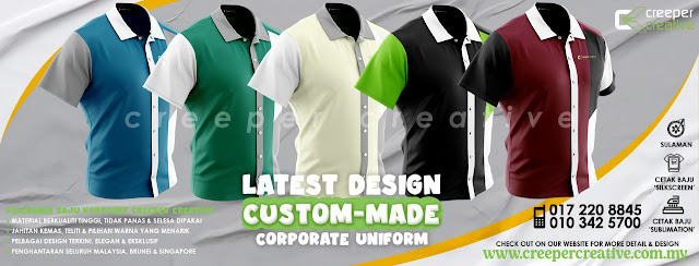 Latest Design Custom Made Corporate Uniform