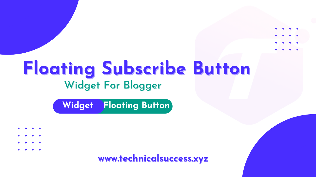 New Floating Youtube Subscribe Button - HTML,CSS,JS | How To Install Floating Youtube Subscribe Button On Blogger