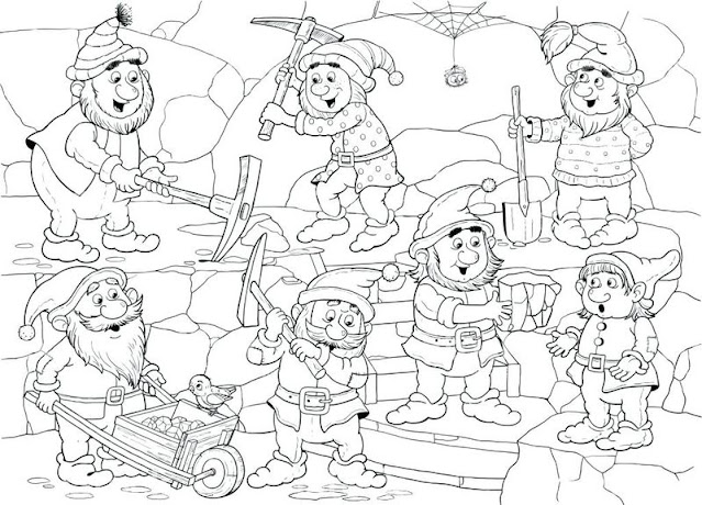 Snow White Coloring Pages Printable PDF for Your Lovely Daughters