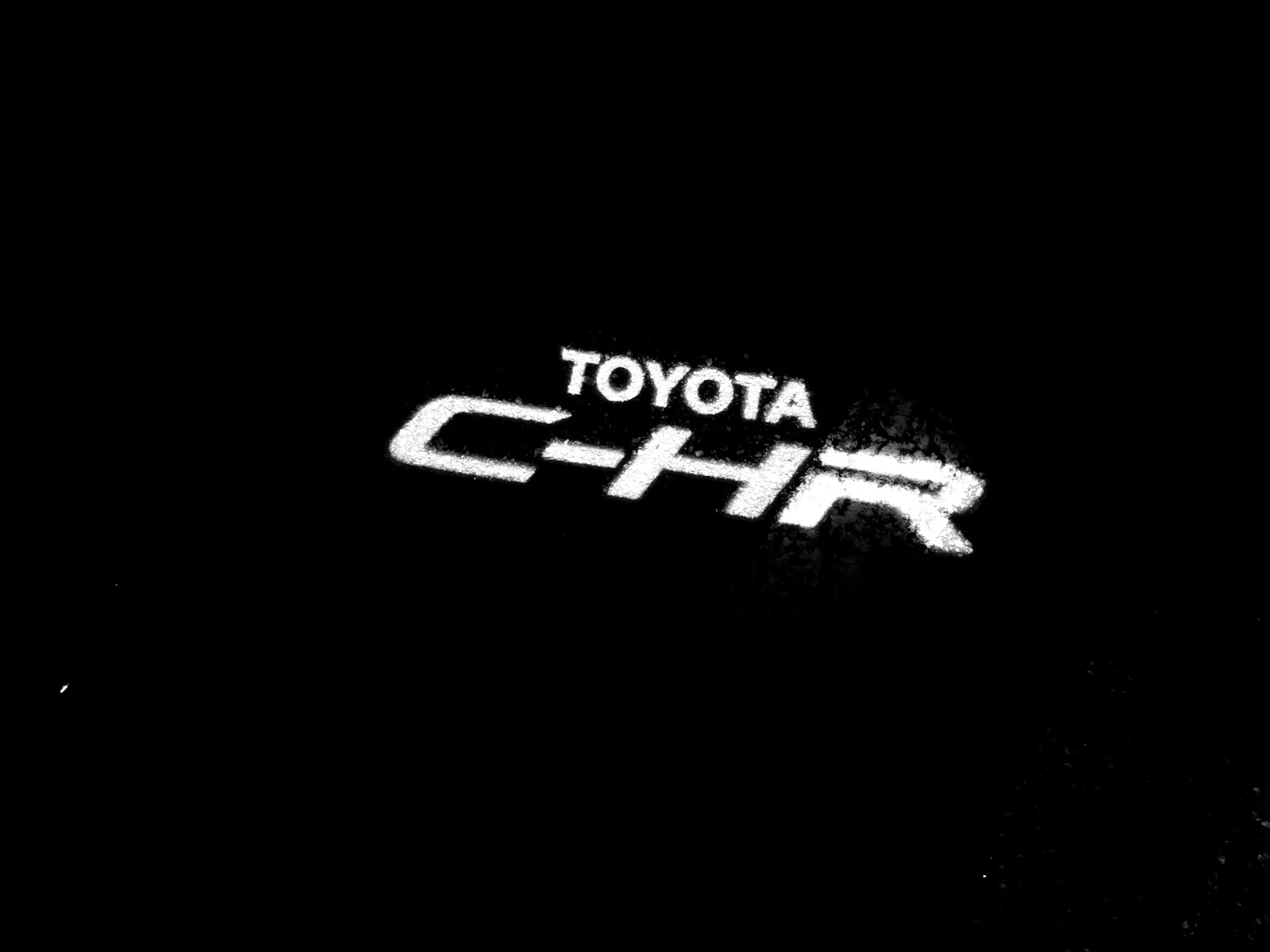 2020 Toyota C-HR Light Logo on the Ground